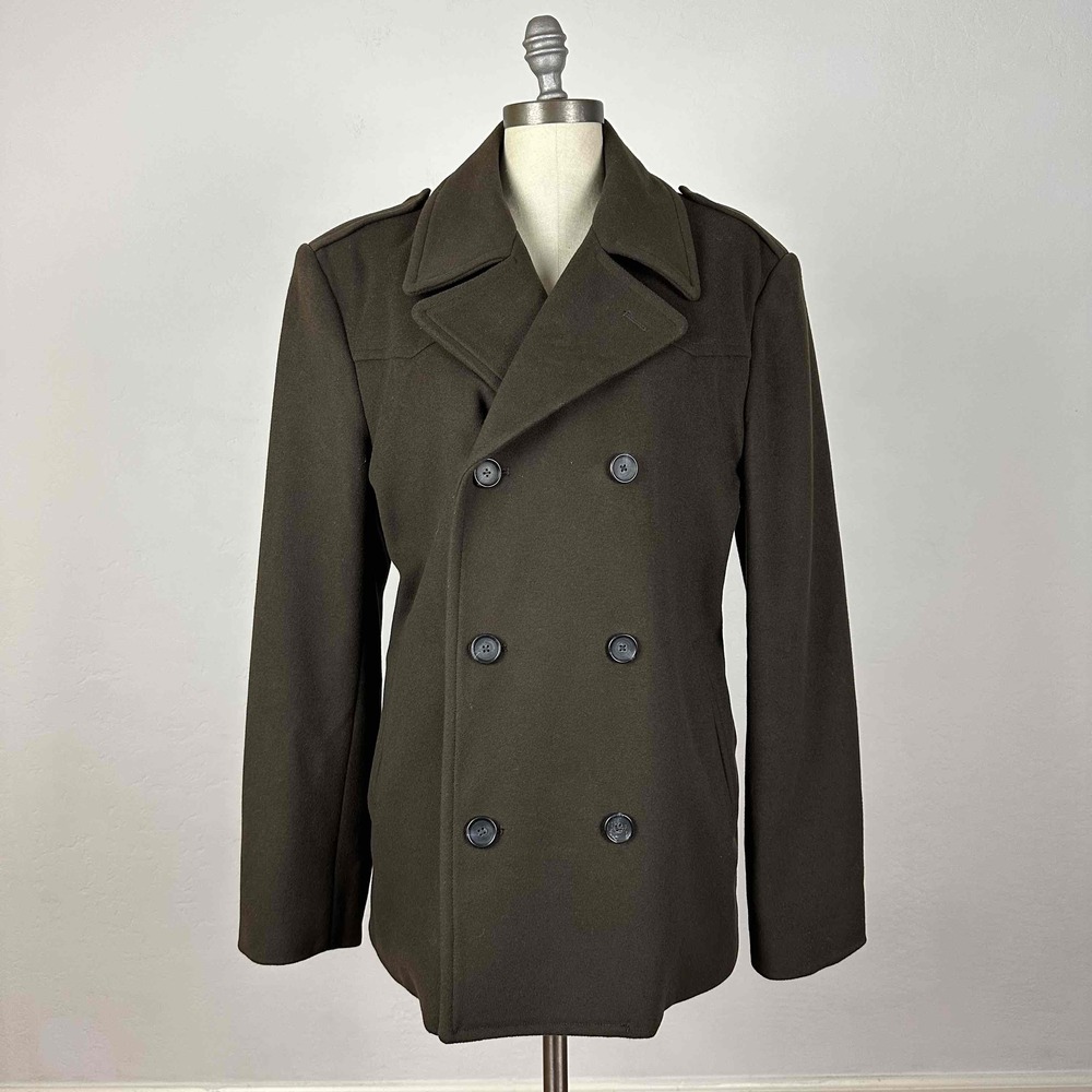 Marc Jacobs Olive Pea Coat